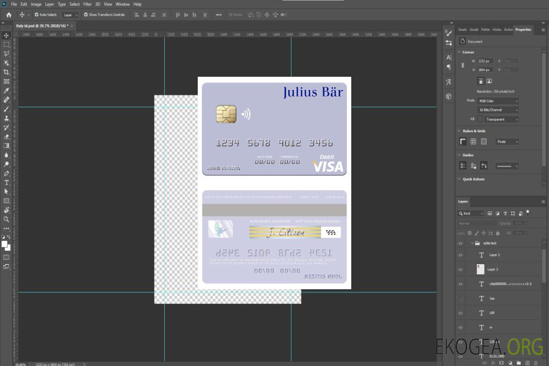 Carte de débit visa Banque Monaco Julius Bär & Co. AG template Carte de débit visa Banque Monaco Julius Bär & Co. AG template